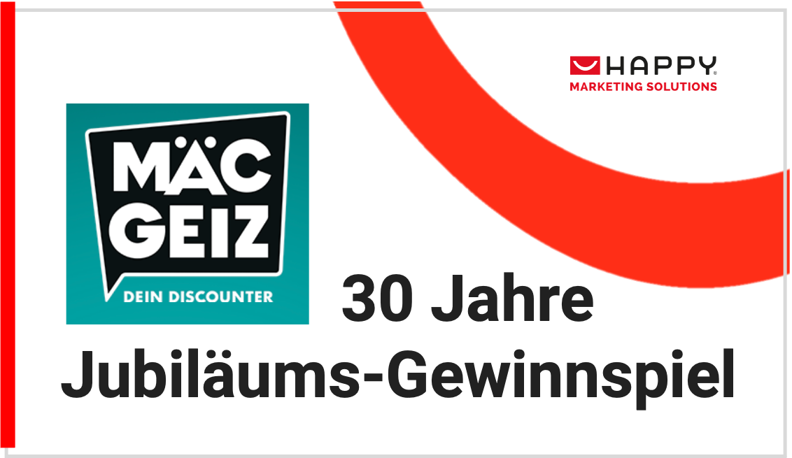 MäcGeiz - 30 Jahre Jubiläums-Gewinnspiel